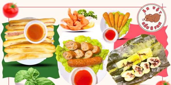 Gấu Ú - Ăn Vặt, Bánh Mì Cay & Nem Chua Rán - Yên Hoà