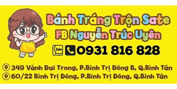 Bánh Tráng Trộn Sate - FB Nguyễn Trúc Uyên