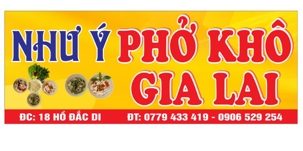 Phở Khô Gia Lai Như Ý - Hồ Đắc Di