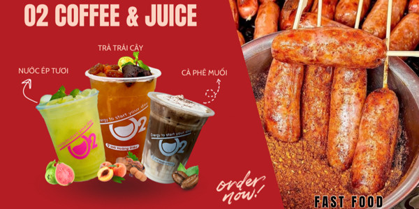 O2 Coffee & Juice - 300 Hoàng Diệu