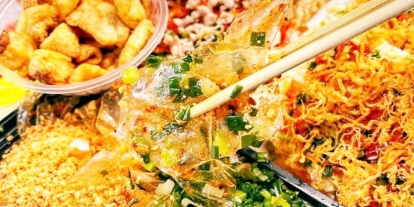 Bánh Tráng Mỡ Hành Bà Ba