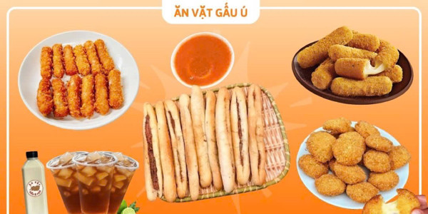 Gấu Ú - Ăn Vặt, Bánh Mì Cay & Nem Chua Rán - Yên Hoà