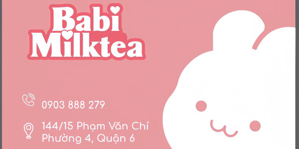 Babi Milktea - Trà Sữa Thái Xanh - Phạm Văn Chí