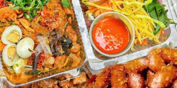 ĂN VẶT Dì EM - Bánh Tráng Trộn, Nem Chua Rán & Trà Chanh