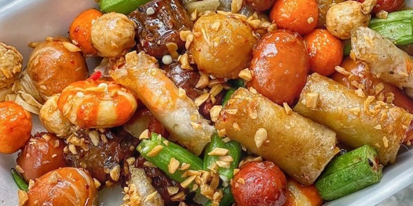 Ăn Vặt Xiên Que 74 - Samyang Trộn & Gà Sốt - Trần Văn Quang