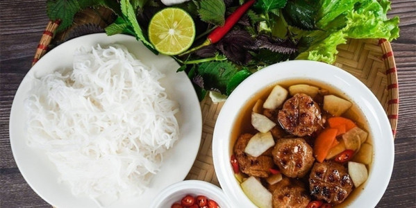 Bún Chả Hà Nội - Chả Nướng Than Hoa