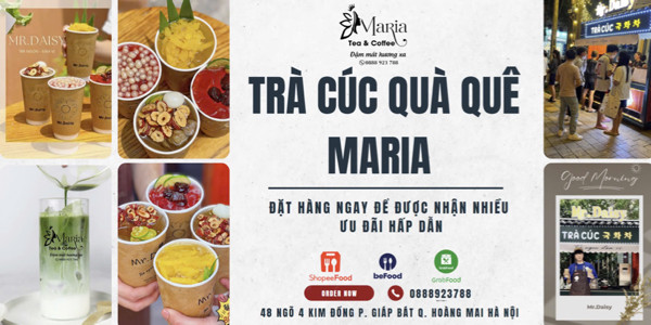 TRÀ CÚC QUÀ QUÊ MARIA