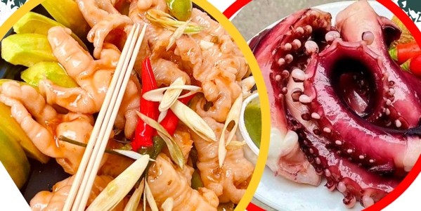 CỎ NGỌT - Chân Gà Rút Xương & Râu Bạch Tuộc Sốt Thái - Lê Văn Lương