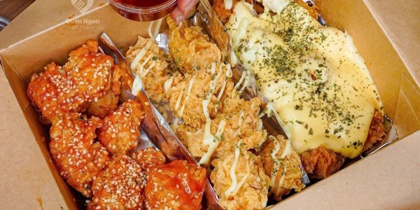 Shin Chicken - Gà Rán Nguyên Con, Mì Cay & Kimbap