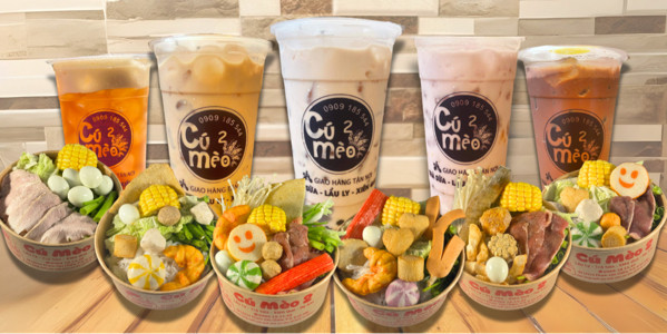 Lẩu Ly, Trà Sữa & Xiên Que CU MEOW