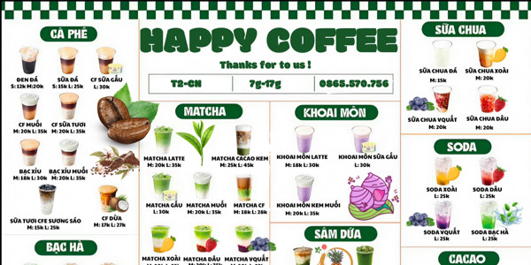 Happy Coffee & Matcha Gấu - KDC Phú Thịnh