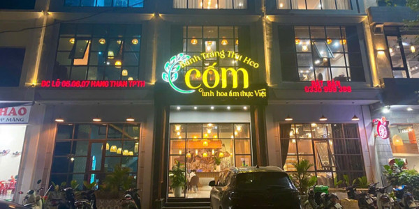 Hệ Thống Nhà Hàng Cốm - Bánh Tráng Thịt Heo - 40 Lê Hoàn