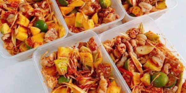 Ăn Vặt Cu Bo - Chân Gà Sốt Thái - Lê Văn Lương