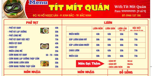 Bánh Canh & Bún Cá Lóc Thiện Mập - 93 Hồ Ngọc Lân 