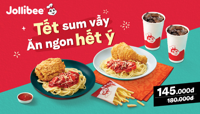 Gà rán và Mì Ý - Jollibee - Đại Lộ Bình Dương