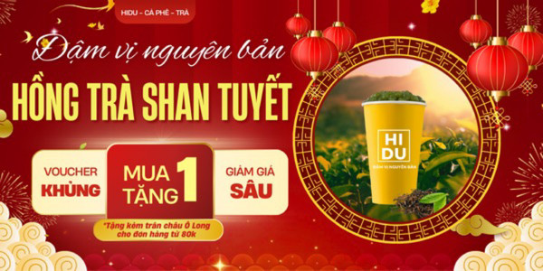 HIDU - CÀ PHÊ, TRÀ SỮA ĐẬM VỊ