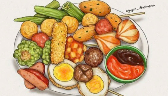 Xiên Que, Cá Viên Chiên - 51 Phạm Văn Đồng