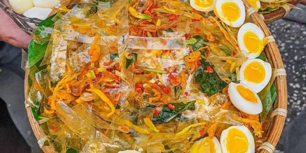 Bánh Tráng Tóp Mỡ Trứng Lòng Đào - Đầu Hẻm Phan Huy Ích