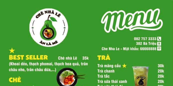 Chè Nhà Lê - 302 Bà Triệu