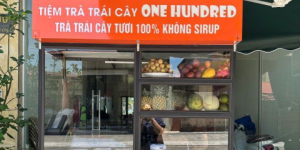 Tiệm Trà Trái Cây One Hundred - Trà Trái Cây Tươi 100% - 100 Cầu Đông