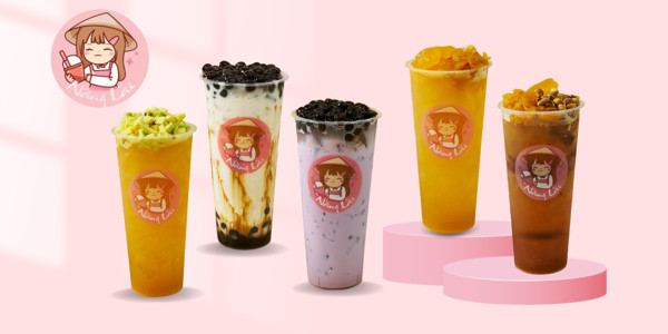 Trà Sữa Full Topping Nhà Làm & Trà Trái Cây - Đá Me Hạt Đác Nàng Lài