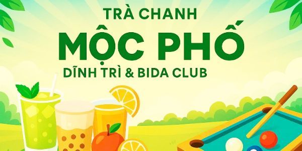 Tiệm Trà Chanh Mộc Phố - Trà Chanh - KĐT Chợ Cốc