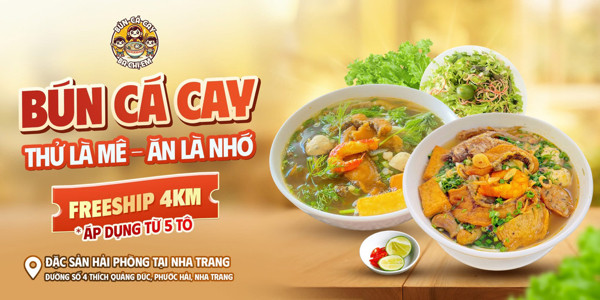 Bún Cá Cay Ba Chị Em - Thích Quảng Đức