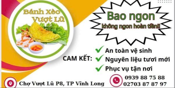 Bánh Xèo Vượt Lũ - Chợ Vượt Lũ