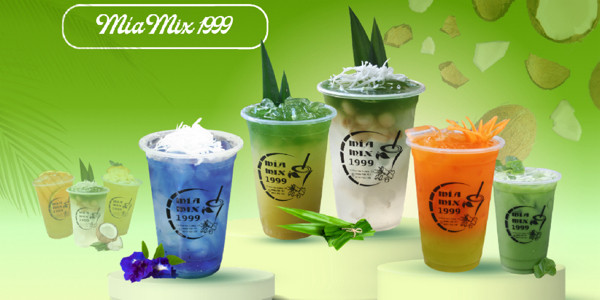 Mía Mix 1999, Dừa Sen Lá Nếp & Nước Ép Hoa Quả - 113 Phan Văn Trường