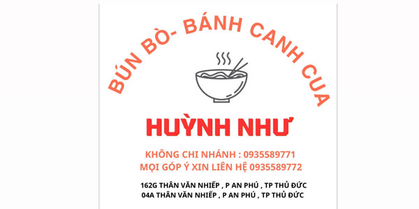 Huỳnh Như - Bún Bò & Bánh Canh Cua Không Chi Nhánh - Thân Văn Nhiếp
