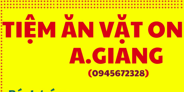 Tiệm Ăn Vặt Online - A.Giang