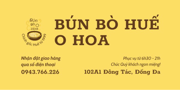 O Hoa - Bún Bò Huế