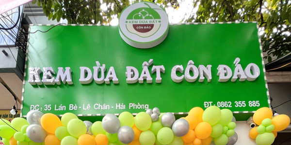 Kem Dừa Đất Côn Đảo - Lán Bè