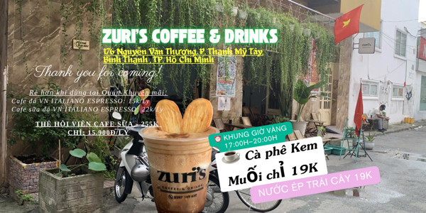 Zuri’s - Coffee, Nước Ép & Sinh Tố - Nguyễn Văn Thương