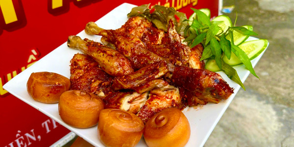 GÀ QUAY ANH KHOA - Gà Quay & Cơm Lam Bánh Bao - Âu Cơ