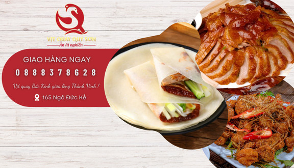 VỊT QUAY QUÝ SƠN - Vịt Quay Bắc Kinh - 165 Ngô Đức Kế