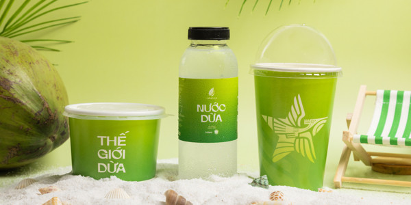 Thế Giới Dừa - Trà Sữa Dừa Mix & Ô Long Sữa Dừa - 622 Minh Khai