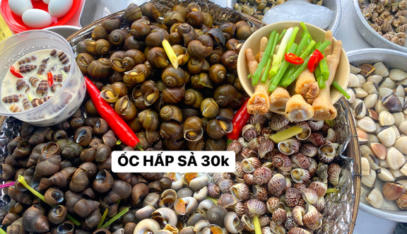 Ốc Hấp Sả 30k - Trần Huỳnh