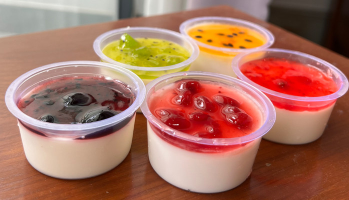 Bo Dessert - Panna Cotta, Sữa Chua Phô Mai Dẻo & Rau Câu Dừa - Quốc Lộ 13