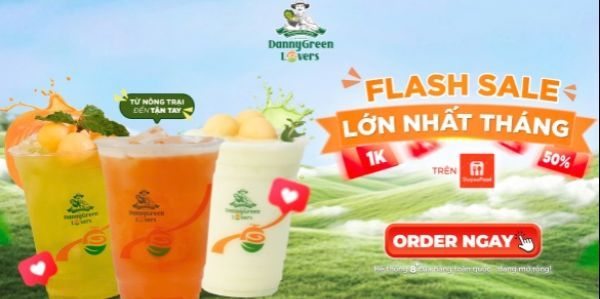 DannyGreen - Trà Sữa, Trà Trái Cây & Nước Ép Organic - Hoàng Văn Thụ