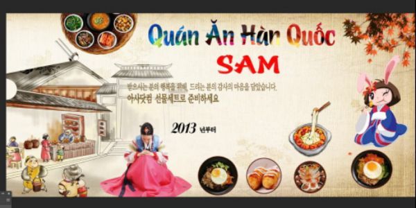 Quán ăn Hàn Quốc Sam since 2013 - Nguyễn Việt Hồng