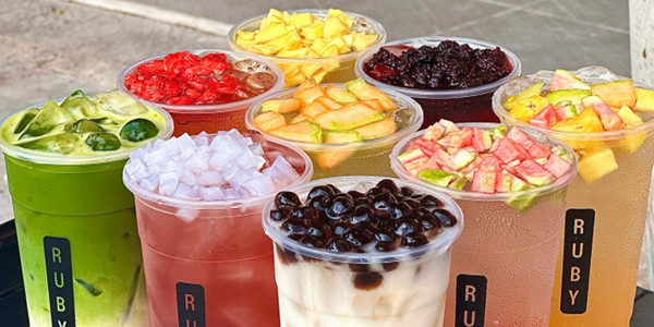 Tiệm Trà Ruby - Trà Trái Cây 1Lít3 - Đường 30/4