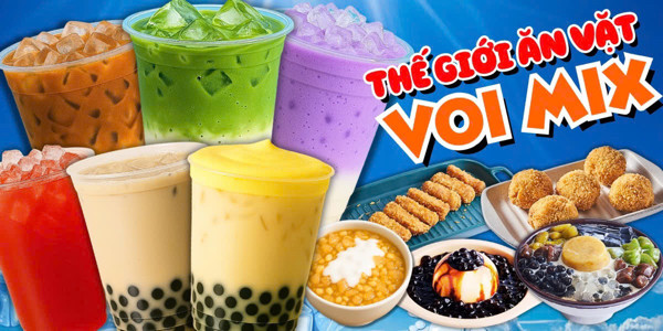 VOI MIX - TRÀ SỮA, CHÈ & ĐỒ ĂN - 83 TRẠM BƠM