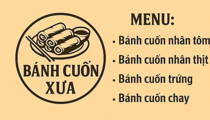 Bánh Cuốn Xưa - Bánh Cuốn Nhân Tôm & Thịt - Yên Duyên