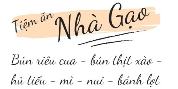 Tiệm Ăn Nhà Gạo