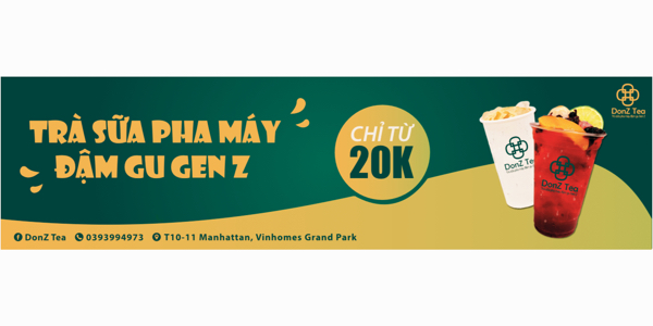 Don Z Tea - Vinhomes Grand Park ở Tp. Thủ Đức, TP. HCM | Foody.vn