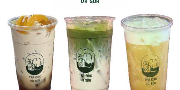 Trà Đào Và Sữa - Trà Sữa, Matcha & Cacao Sữa Thái - 75 Hiệp Bình