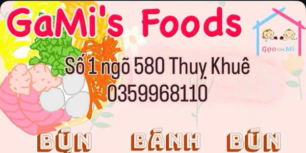 GaMi's Foods - 580 Thuy Khuê