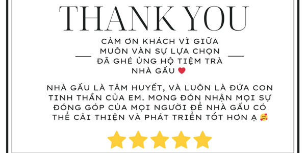 Tiệm Trà Nhà Gấu - Chuyên Ăn Vặt, Trà Sữa & Trà Trái Cây