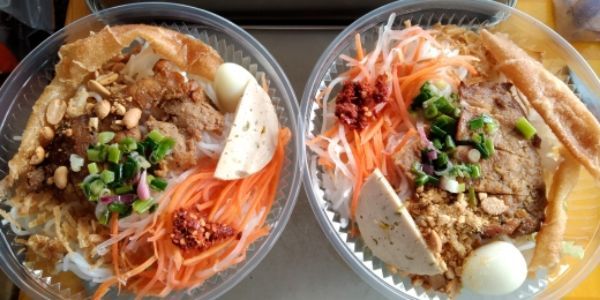 Bún Thịt Nướng - Cô Vân - Chợ Vĩnh Hải